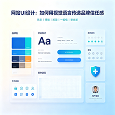 景德镇建站-网站UI设计:如何用视觉语言传递品牌信任感