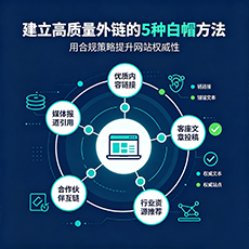 景德镇建站-建立高质量外链的5种白帽方法